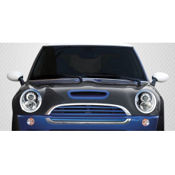 2002-2006 Mini Cooper / Cooper S R50 R53 2005-2008 Cooper convertible R52 Carbon Creations OEM Look Hood - 1 Piece image - 1