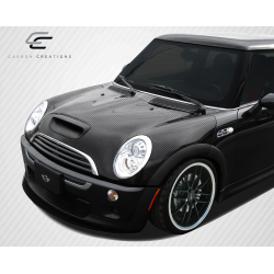 2002-2006 Mini Cooper / Cooper S R50 R53 2005-2008 Cooper convertible R52 Carbon Creations OEM Look Hood - 1 Piece image - 2