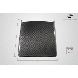 Universal Carbon Creations Ram Air Scoop 1 - 1 Piece image - 3