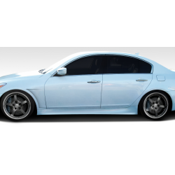2009-2014 Hyundai Genesis 4DR Duraflex Executive Side Skirts Rocker Panels - 2 Piece image - 1