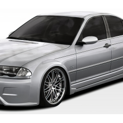 1999-2005 BMW 3 Series E46 4DR Duraflex I-Design Wide Body Front Fender Flares - 2 Piece image - 1