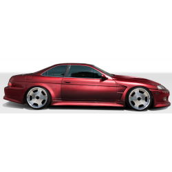 1992-2000 Lexus SC Series SC300 SC400 Duraflex V-Speed Wide Body Side Skirts Rocker Panels - 2 Piece image - 1