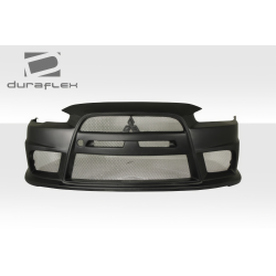 2008-2017 Mitsubishi Lancer Duraflex Evo X Look Front Bumper - 1 Piece image - 4