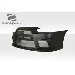 2008-2017 Mitsubishi Lancer Evo X Look Front Bumper - 1 Piece image - 3
