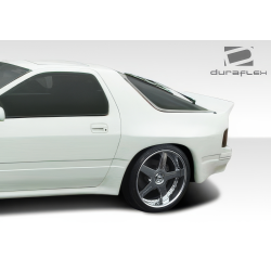 1986-1991 Mazda RX-7 Duraflex MTP Wide Body Rear Fender Flares (+80mm) - 2 Piece image - 4