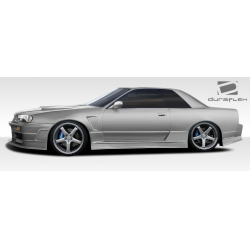 1989-1994 Nissan Skyline 2DR R32 Duraflex R324 Conversion Side Skirts Rocker Panels - 2 Piece image - 3