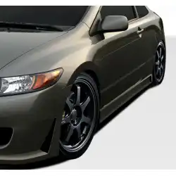 2006-2011 Honda Civic 2DR B-2 Side Skirts Rocker Panels - 2 Piece image - 4