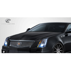 2009-2014 Cadillac CTS-V Carbon Creations OEM Look Hood - 1 Piece image - 3