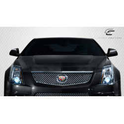 2009-2014 Cadillac CTS-V Carbon Creations OEM Look Hood - 1 Piece image - 2