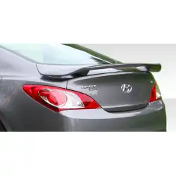 2010-2016 Hyundai Genesis Coupe 2DR Track Look Wing Trunk Lid Spoiler - 1 Piece image - 8