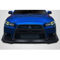 2008-2015 Mitsubishi Lancer Evolution 10 Carbon Creations VR-S Front Lip Under Spoiler Air Dam - 1 Piece image - 1