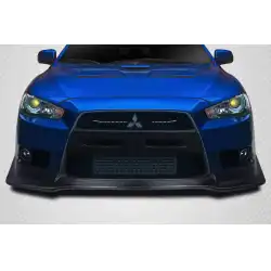 2008-2015 Mitsubishi Lancer Evolution 10 VR-S Front Lip Under Spoiler Air Dam - 1 Piece image - 1