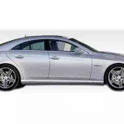 2006-2011 Mercedes CLS Class C219 W219 AMG Look Side Skirts Rocker Panels - 2 Piece (S) image - 10