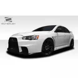 2008-2017 Mitsubishi Lancer Evo X Look Front Bumper - 1 Piece image - 7