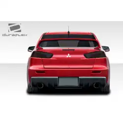2008-2017 Mitsubishi Lancer Evo X Look Rear Bumper - 1 Piece image - 7