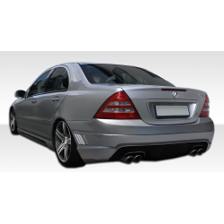 2001-2007 Mercedes C Class W203 4DR Sedan Duraflex W-1 Rear Bumper - 1 Piece image - 1