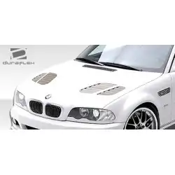 2000-2006 BMW M3 E46 2DR GTR Look Hood - 1 Piece image - 9