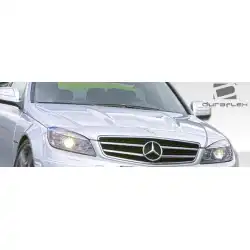2008-2011 Mercedes C Class W204 C63 Look Hood - 1 Piece image - 5