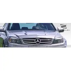 2008-2011 Mercedes C Class W204 C63 Look Hood - 1 Piece image - 7