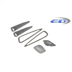 2008-2014 BMW X6 E71 AF-1 Hood Vents ( GFK ) - 6 Piece (S) image - 4