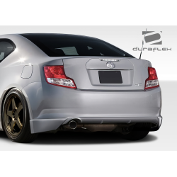 2011-2013 Scion tC Duraflex X-5 Rear Add Ons Spat Bumper Extensions - 2 Piece image - 3
