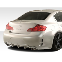 2007-2013 Infiniti G Sedan G25 G35 G37 Duraflex Elite Rear Bumper - 1 Piece image - 1