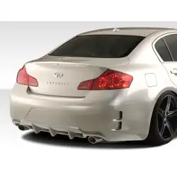2007-2013 Infiniti G Sedan G25 G35 G37 Elite Rear Bumper - 1 Piece image - 1
