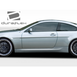 2004-2010 BMW 6 Series E63 E64 Convertible 2DR Duraflex M6 Look Side Skirts Rocker Panels - 2 Piece image - 3