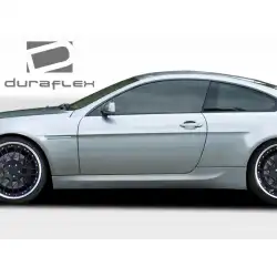 2004-2010 BMW 6 Series E63 E64 Convertible 2DR M6 Look Side Skirts Rocker Panels - 2 Piece image - 3