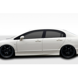 2006-2011 Honda Civic 4DR Duraflex JDM Type R Conversion Side Skirts Rocker Panels - 2 Piece image - 1
