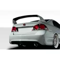 2006-2011 Honda Civic 4DR JDM Type R Conversion Rear Bumper - 2 Piece image - 2