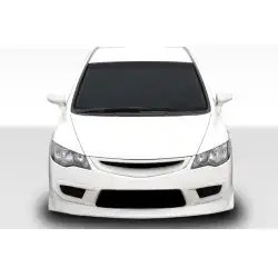 2006-2011 Honda Civic 4DR JDM Type JS Type R Conversion Front Lip Under Spoiler Air Dam - 1 Piece image - 3