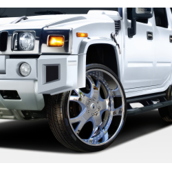 2003-2009 Hummer H2 Duraflex BR-N Fender Flares - 6 Piece image - 1