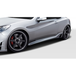 2010-2016 Hyundai Genesis Coupe 2DR Duraflex TP-R Side Skirts Rocker Panels - 2 Piece image - 1