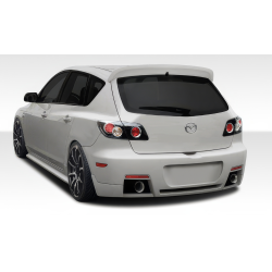 2004-2009 Mazda 3 HB Duraflex X-Sport Rear Bumper - 1 Piece image - 1