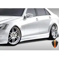 2007-2013 Mercedes S Class Eros Version 1 Side Skirts image - 3