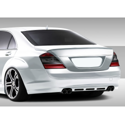 2007-2009 Mercedes S Class W221 Eros Version 1 Rear Lip Under Spoiler Air Dam (euro base model) - 1 Piece image - 1