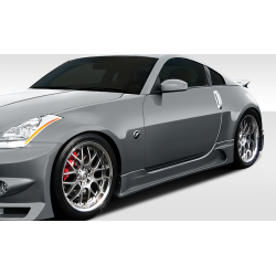2003-2008 Nissan 350Z Z33 Duraflex J-Spec Side Skirts Rocker Panels - 2 Piece image - 1