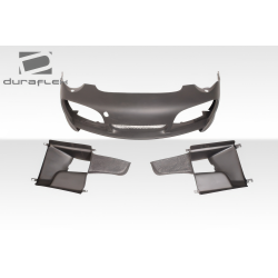 2005-2011 Porsche 911 Carrera 997 Eros Version 1 Front Bumper - 3 Piece image - 5