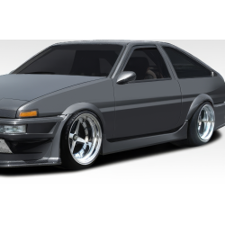 1984-1987 Toyota Corolla 2DR / HB Duraflex MB-R Side Skirts Rocker Panels - 2 Piece image - 1