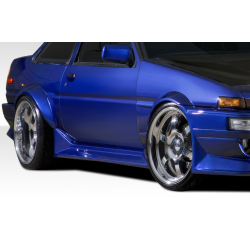 1984-1987 Toyota Corolla 2DR / HB Duraflex RF Design Side Skirts Rocker Panels - 2 Piece image - 1