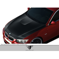 2007-2010 BMW 3 Series E92 2dr E93 Convertible Carbon AF-2 Hood ( CFP ) - 1 Piece image - 2