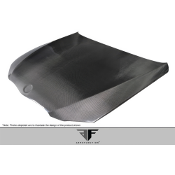 2007-2010 BMW 3 Series E92 2dr E93 Convertible Carbon AF-2 Hood ( CFP ) - 1 Piece image - 7