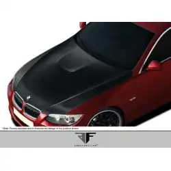 2007-2010 BMW 3 Series AF-2 Carbon Fiber Hood image - 4