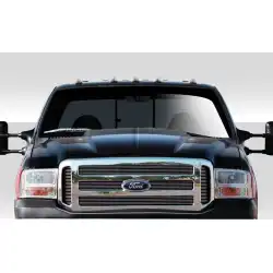 1999-2007 Ford Super Duty F250 F350 F450 F550 / 2000-2005 Ford Excursion Cowl Hood - 1 Piece image - 9