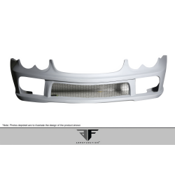 2003-2008 Mercedes SL Class R230 AF-Signature 1 Series Wide Body Conversion Front Bumper ( GFK ) - 1 Piece image - 3