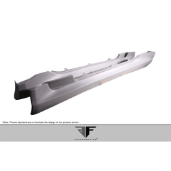 2003-2012 Mercedes SL Class R230 AF-Signature 1 Series Wide Body Conversion Side Skirts ( GFK ) - 2 Piece image - 11