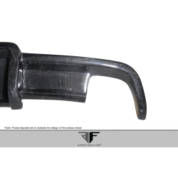 2003-2012 Mercedes SL Class R230 Carbon AF-Signature 1 Series Wide Body Conversion Rear Diffuser ( CFP ) - 1 Piece image - 5