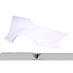2003-2012 Mercedes SL Class R230 AF-Signature 1 Series Wide Body Conversion Rear Fenders ( GFK ) - 2 Piece image - 5