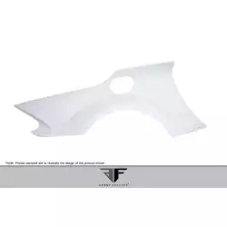 2003-2012 Mercedes SL Class R230 AF-Signature 1 Series Wide Body Conversion Rear Fenders ( GFK ) - 2 Piece image - 9